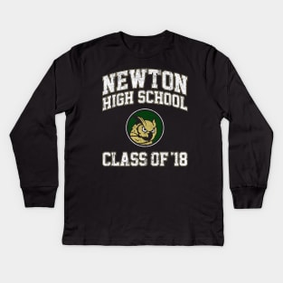 Newton High School Class of 18 Kids Long Sleeve T-Shirt